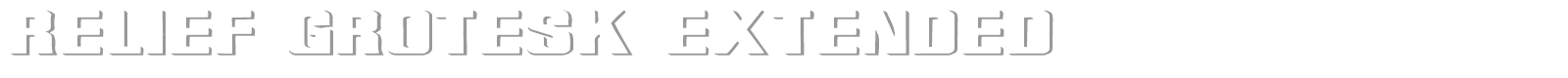 Relief Grotesk font preview